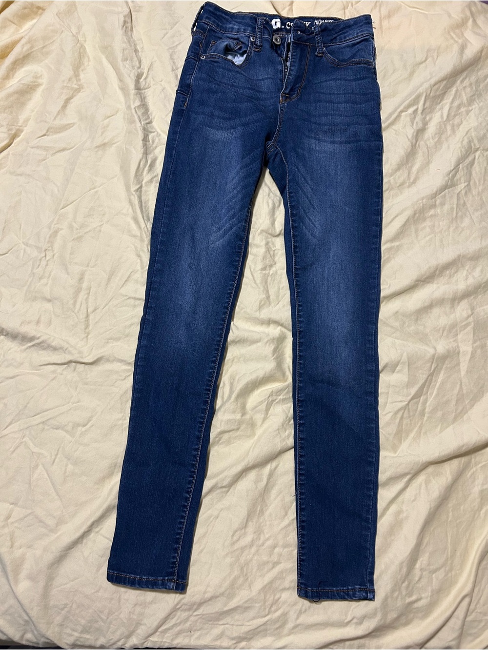 Women’s Dark Blue Skinny Jeans - [Brand: ]